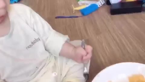 Gluttonous boy
