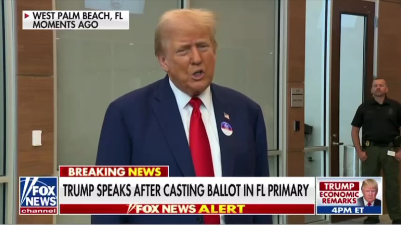 45+ Speaking after casting his vote in the Florida primary.