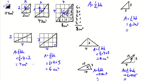 Introduction to Area - Area of a Triangle