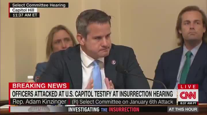 Robert Tilton, OOPS Adam Kinzinger switches from laughing to crying in moments