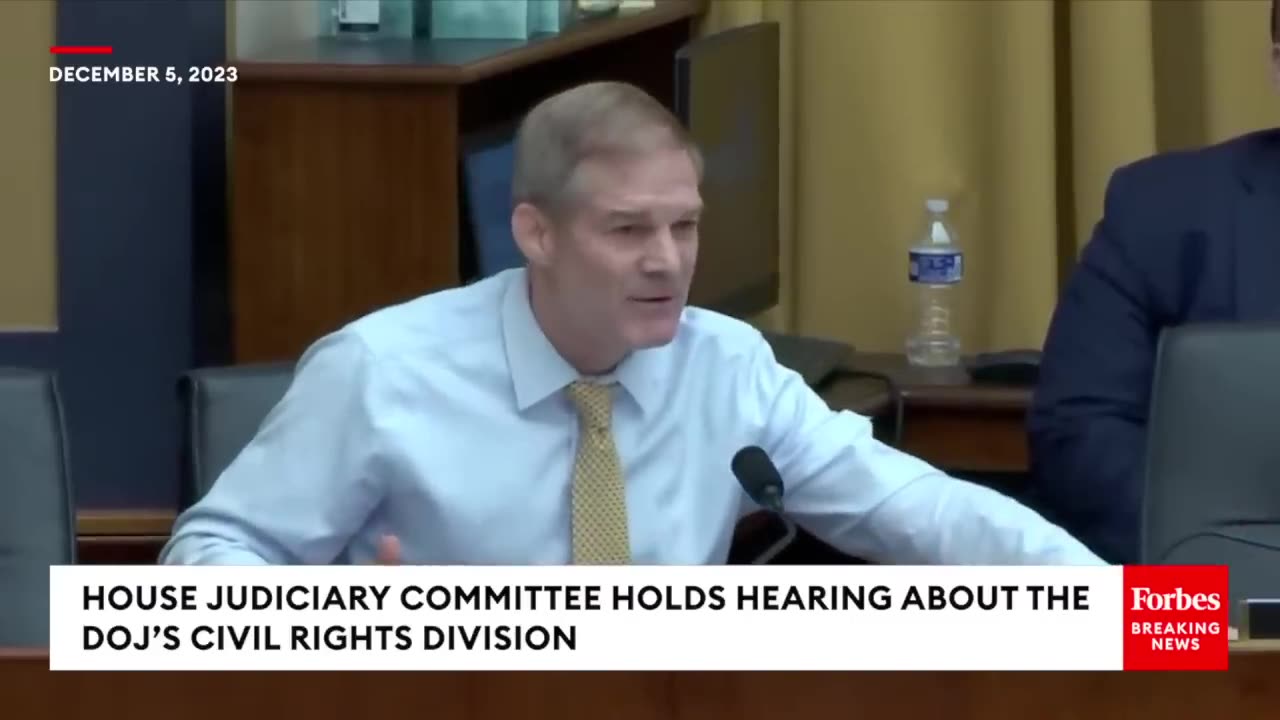 Jim Jordan Rapid-Fire Questions Top DOJ Civil Rights Official About Second Amendment