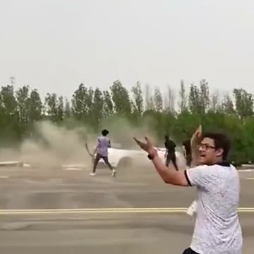 car race accident goes wrong