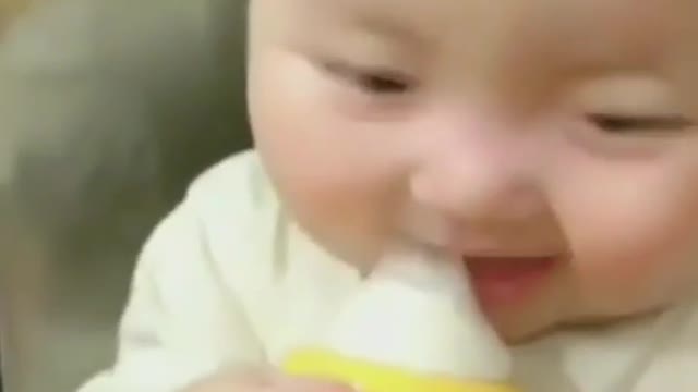 Cute chubby baby smile video 😍🥰😘
