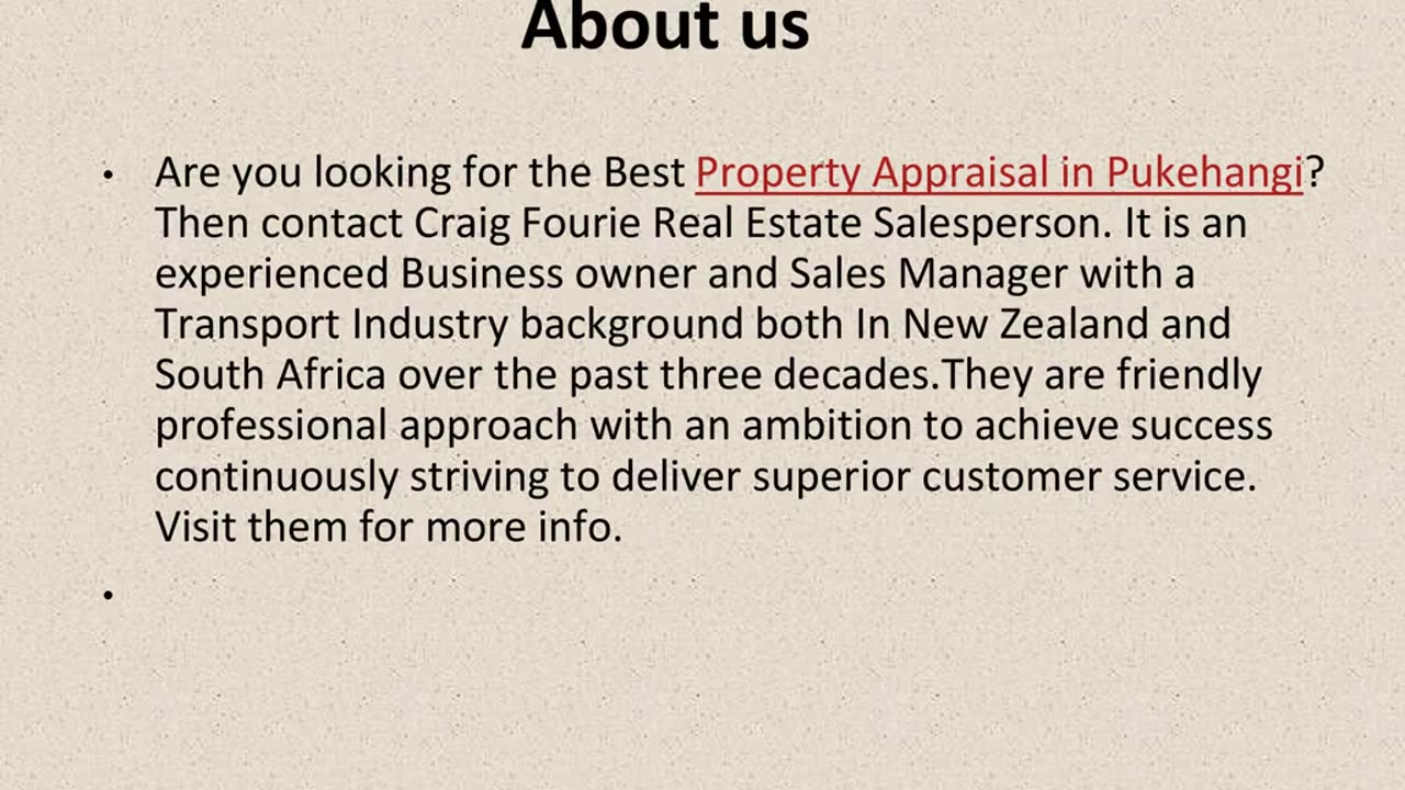 Best Real Estate in Pukehangi.