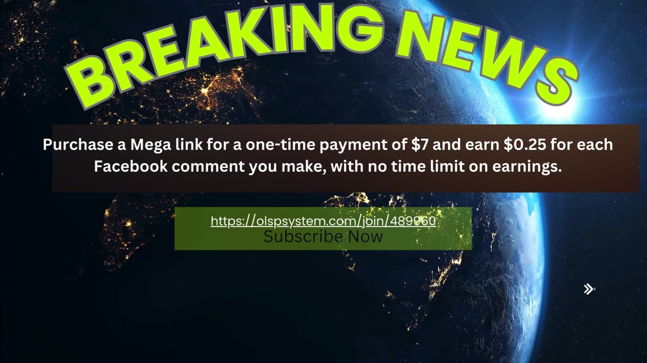 No limit on Earnings just buy Megalink for $7