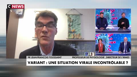 Intervention du Pr Toussaint sur CNews