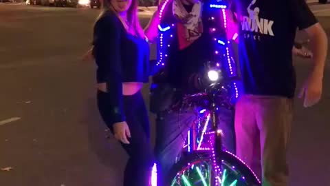 #lightsrider Riding With Night Lights #8