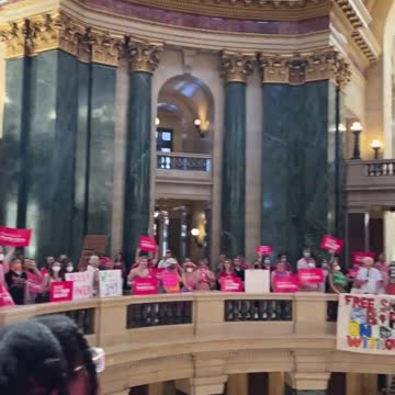 Pro-Choicers STORM Wisconsin's Capitol In Protest
