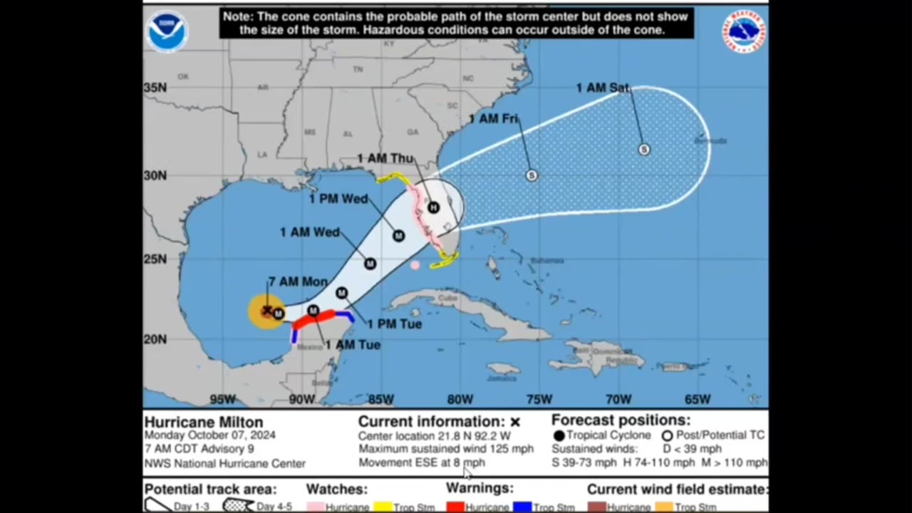 Oct 8, 2024-Watchman News-Isaiah 43:11-12-Milton now a CAT 5, Proxies strike Israel on Anniv + More!