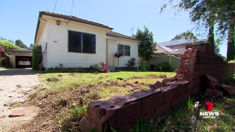 Driver lucky escape after flipping car into front yard in Greenacre - 7 News Australia