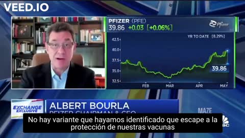 Albert Bourla CEO de PFIZER - Vamos a contar mentiras