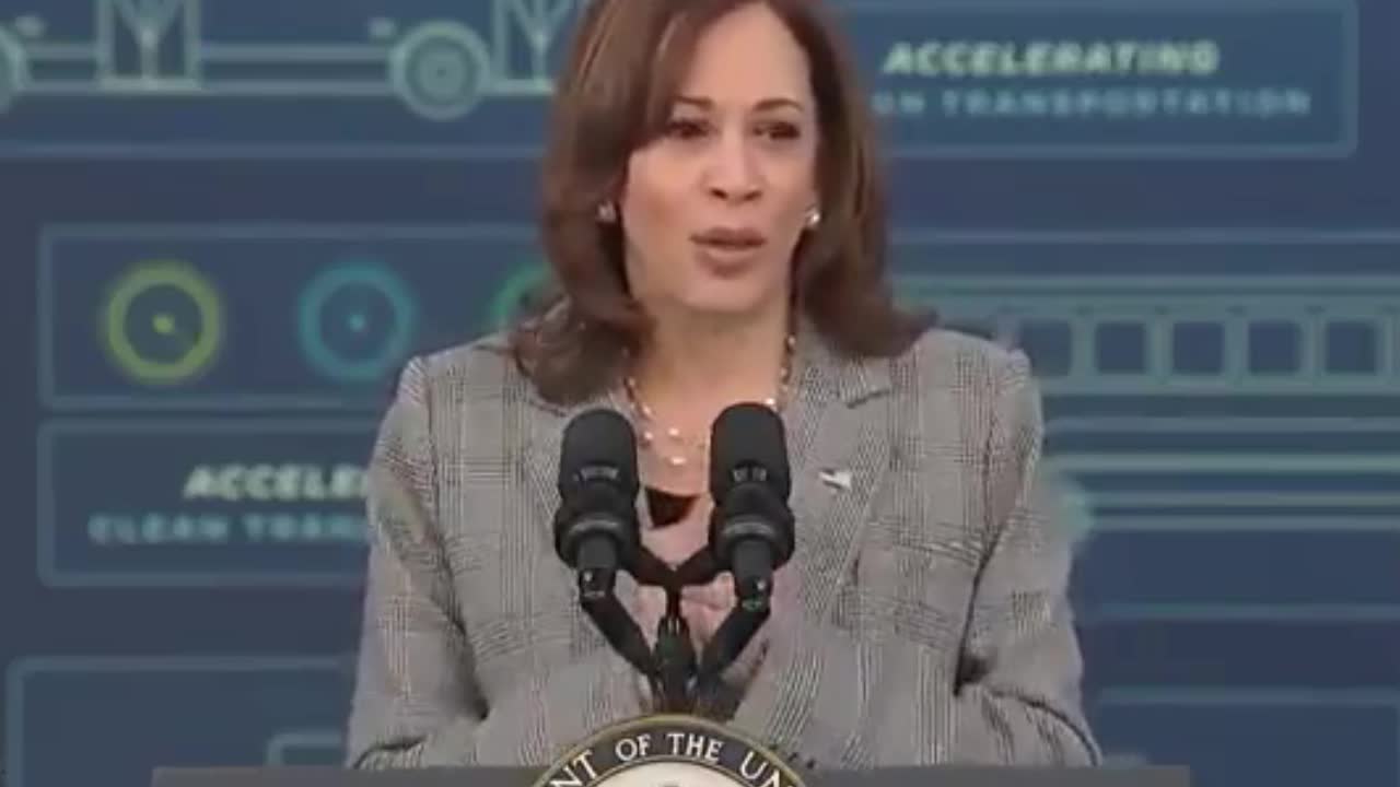 Kamala HArris Imagine Speech about Electric Cars as the Future of Transportation