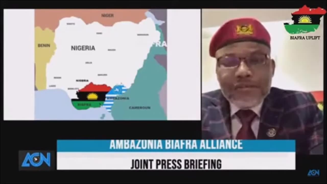 Our Greate Leader Mazi Nnamdi Kanu's Delivery Speech for ally with Ambazonia