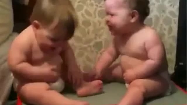 Baby children on fat burning machine