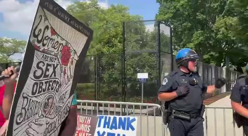 DC: White supremacists yell as pro life Black man speaks