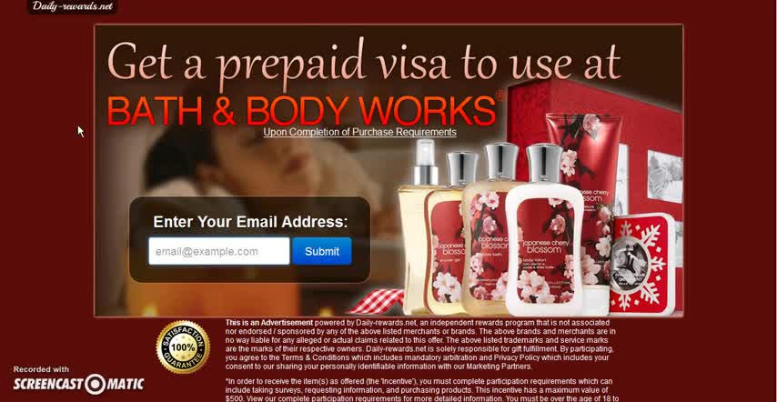 Get a $500 Bath & Body Works Gift Card!