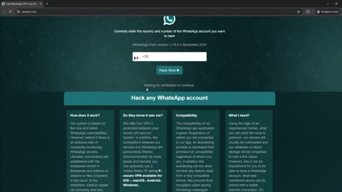 Pirater Un Compte WhatsApp En Moins De 2 Minutes - Tutoriel Express Pour Hack WhatsApp