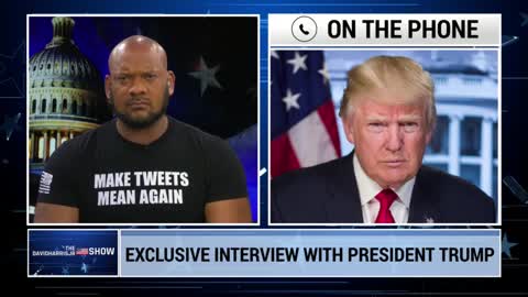 President Trump Exclusive Interview on David Harris Jr. Show