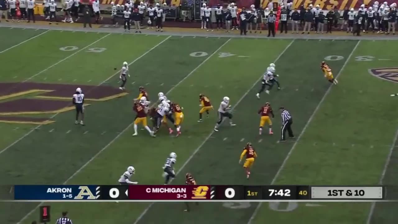 Akron vs Central Michigan Highlights I College Football Week 7 | 2023 College Football