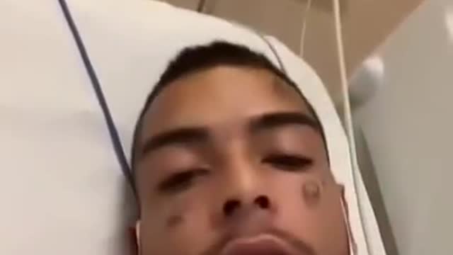 MC KEVIN records video after falling in hospital (is he alive?)