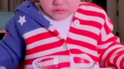 It's so funny, this little kid's video makes you sure to be happy and happy