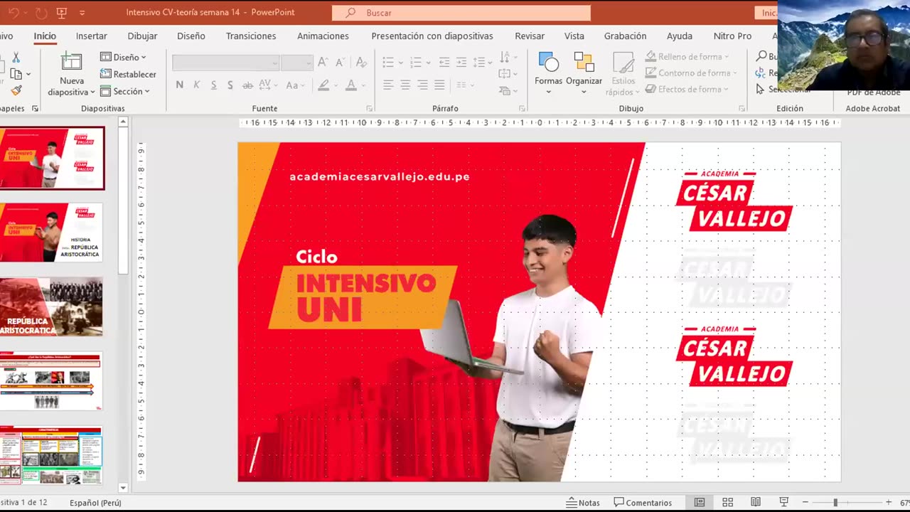 INTENSIVO VALLEJO 2023 | Semana 14 | Geografía | Historia | Álgebra