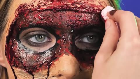 Scarry halloween makeup tutorial and costume ideas