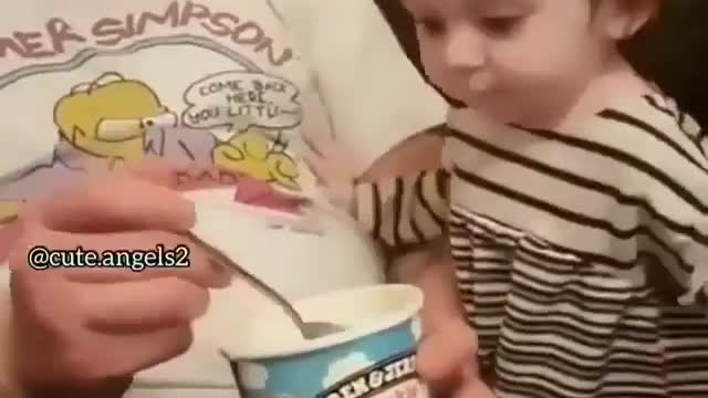 Give the baby a bite