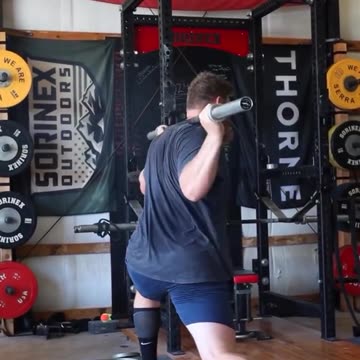 USA Olympic star Ryan Crouser practices his technique in shot put
