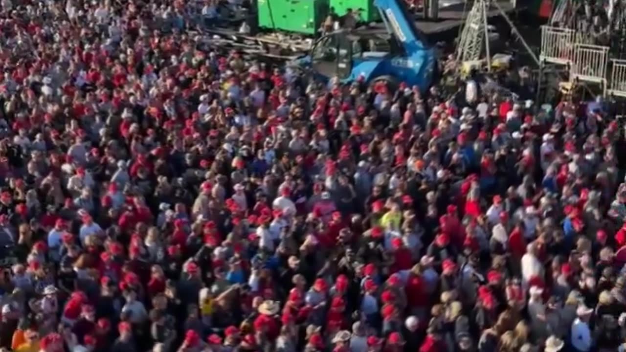 President Donald Trump's return rally in Butler, Pennsylvania had over 100,000 attendees.