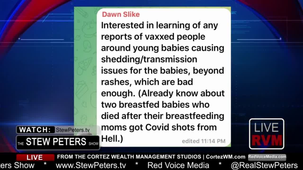 Pfizer documents show that there are warnings about exposure to breast feeding and pregnant women