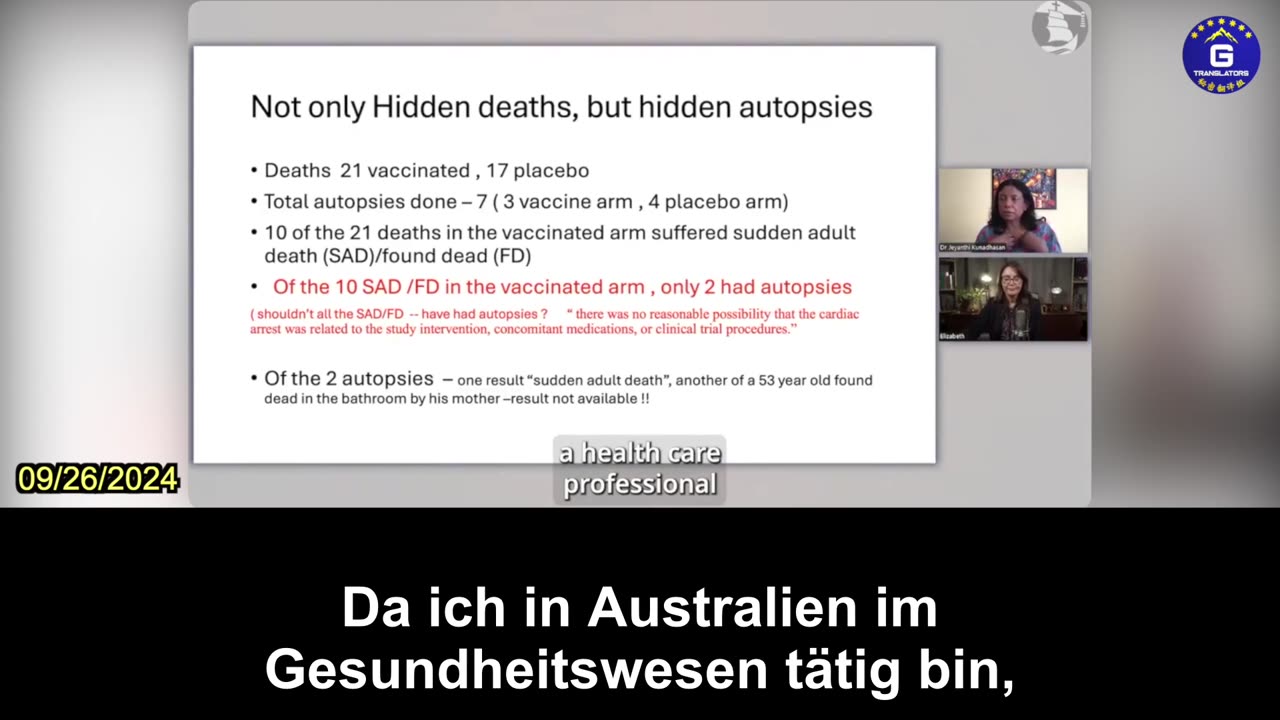 【DE】Australischer Arzt entdeckt, dass Pfizer Daten über Todesfälle in der COVID-Impfstoffstudie...