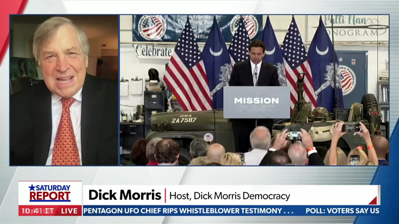 Newsmax - DeSantis is 'approaching the end': Dick Morris | Saturday Report