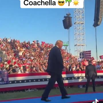 POWERFUL!!! 🔥#Trump2024 #Coachella