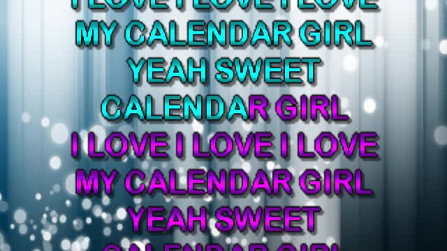 kbkaraokeking calendar girl (sedaka)