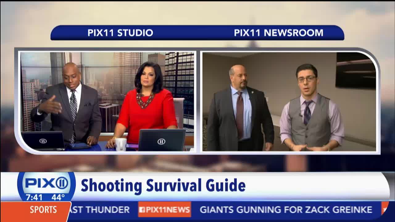 David Katz discussing Active Shooter Response on WPIX Channel 11 NYC