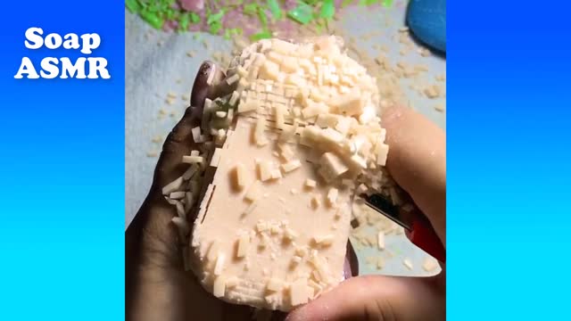 Soap Carving ASMR Relaxing Sounds no talking Satisfying ASMR Video P455