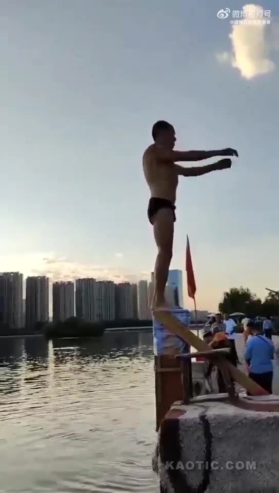 Probably Not His Greatest Dive