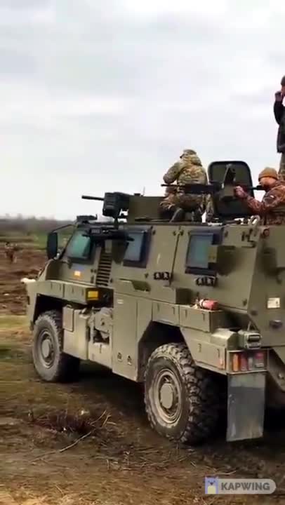 Uparmed Bushmaster Protected Mobility Vehicles recent delivered from Australia are in operation