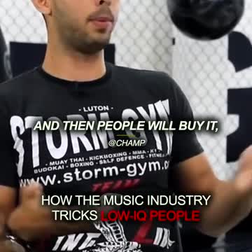 Andrew Tate: "The Music Industry TRICKS LOW-IQ People"