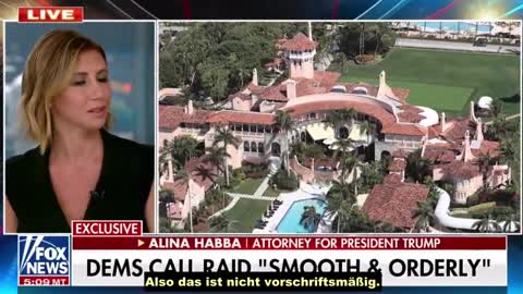 Alina Habba, die Anwältin von Präsident Trump, über die FBI-Razzia in Mar-a-Lago: