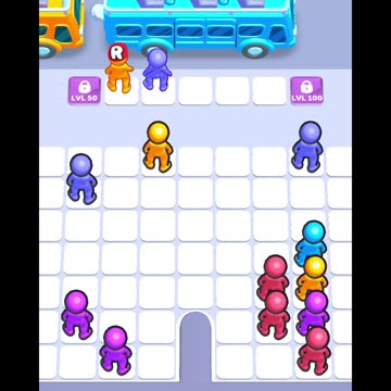 Bus Jam levels 20 to 23 #androidgames #colorgame #bus #jam #puzzlegame #colormatchinggame