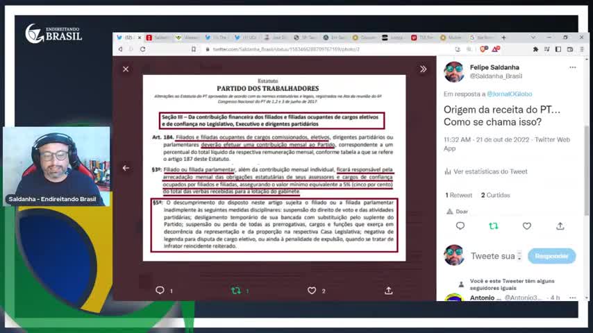 GENERAL MOURÃO DIZ QUE XANDÃO PRECISA DE FREIOS - By Saldanha - Endireitando Brasil