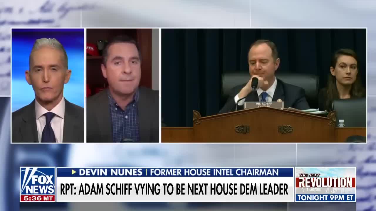 Devin Nunes on Adam Schiff making moves to replace Nancy Pelosi if she retires