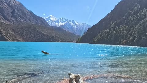 Breathtaking Nature - A View of the Lake and Mountains ,