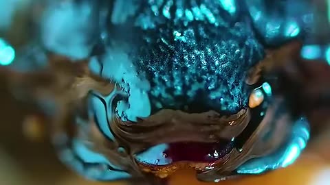 A bird in the desert using its feathers to store water