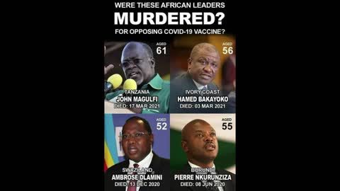 Were These African Leaders Murdered?