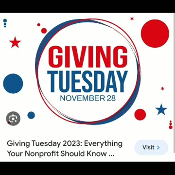 Today is giving tuesday 11/28/23