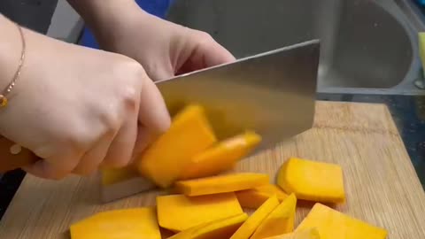 Sliced blue melon