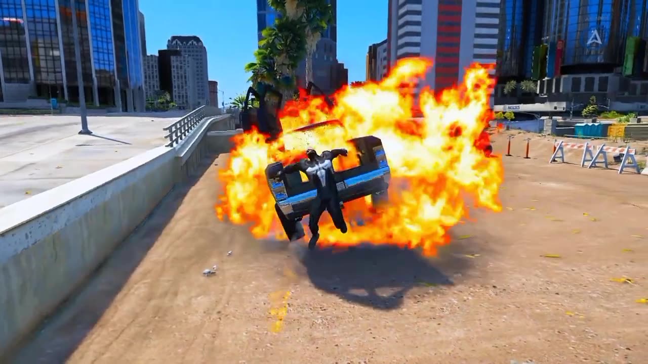 GTA 5 SUPERHEROES GAME ANIMATION COMPILATION